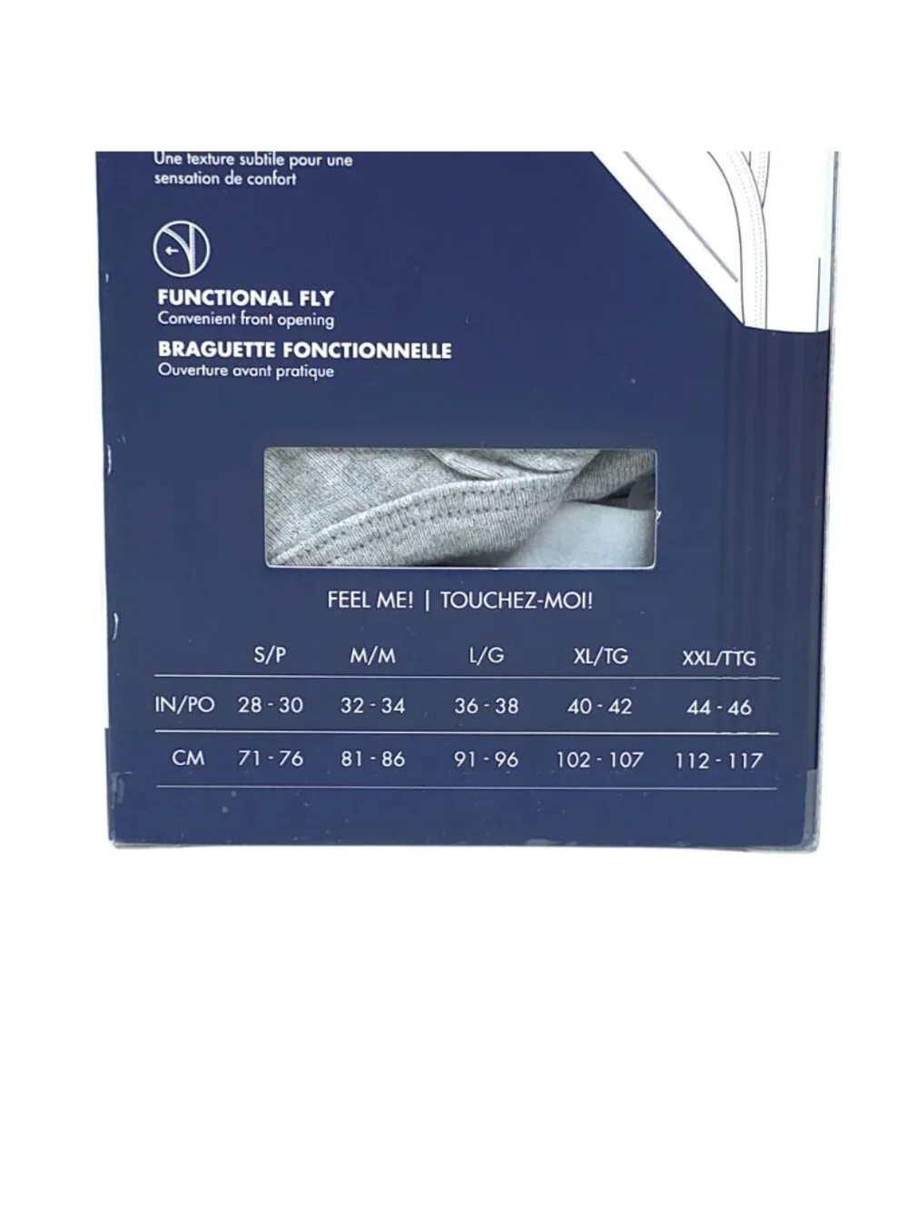 Tommy Hilfiger Mens Cotton Classics 4-Pack Briefs M 100% Cotton White & Grey
